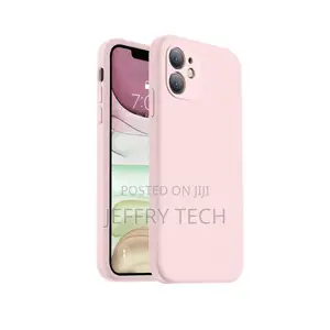iPhone 11 Silicone Case na Kinga ya Kamera - Pink