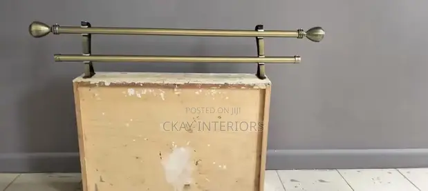 Durable Curtain Rods - Brand New - 1