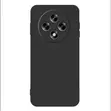 Oppo Reno 12F Silicone Case - Sleek Black with Camera Protection - 1