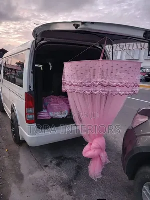 Pink Round Canopy Mosquito Net