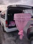 Pink Round Canopy Mosquito Net - 1