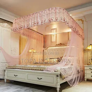 Rail Net Mosquito Net with 2 Strong Stands