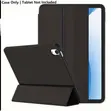 iPad Air 13" Tablet Protective Case - Black Leather Flip Cover - 1