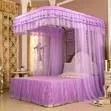 5x6 Pink 2 Stand Rail Mosquito Nets - 1