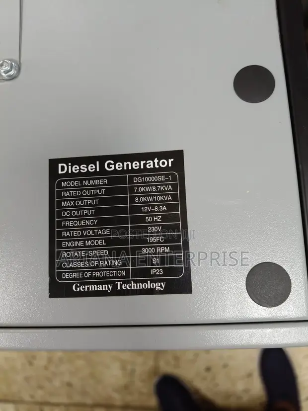 G10000SE-1 Diesel Generator 7kW - 1