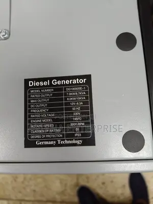 G10000SE-1 Diesel Generator 7kW