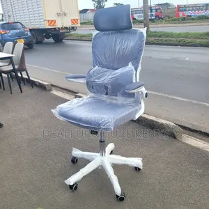 Kiti cha Ofisi cha Ergonomic chenye Headrest - Kipya Kabisa