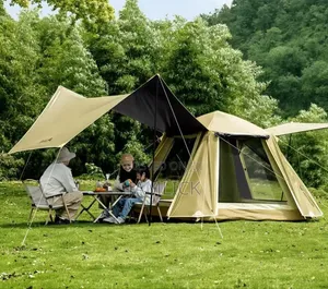Hema la Kambi 2-in-1 na Tarp - Watu 3-4