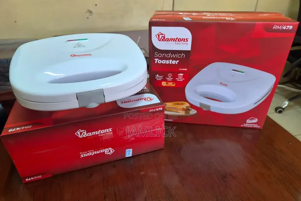 White Ramtons 2-Slice Sandwich Maker - RM479 - 1