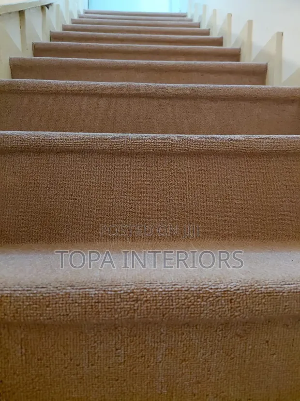 Beige Wall-to-Wall Carpeting Installation - 1