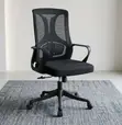 Mid Back Mesh Swivel Office Chair - Black - 1
