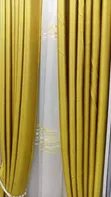 Pazia za Mustard Yellow Blackout (Kwa Mita) - 1