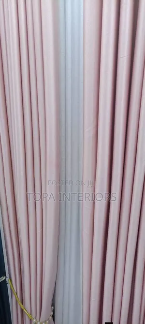 Opaque Pink Blackout Curtains