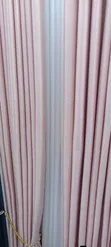Opaque Pink Blackout Curtains - 1