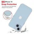 iPhone 14 Silicone Transparent Case with Camera Protection - 1