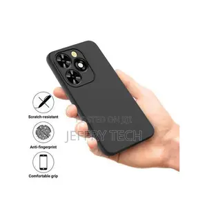 Infinix Smart 10 HD / Tecno Pop 10C Kesi ya Silicone - Nyeusi
