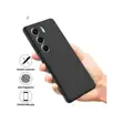 Tecno Camon 40 4G/5G Kipochi cha Nyuma cha Silicone - Nyeusi Matte - 1