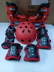 Kids Quad Skate Shoes - Pink, Blue, Red (Sizes 31-42) - 2