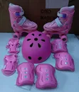 Kids Quad Skate Shoes - Pink, Blue, Red (Sizes 31-42) - 3