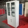 Kabati la Chuma la Ofisi lenye Milango ya Kioo - 5