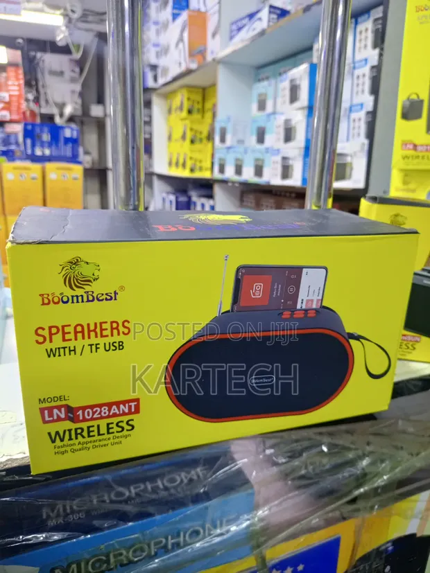 BoomBest LN-1028ANT Wireless Speaker with FM Radio - 1