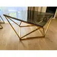 Diamond Shaped Glass Coffee Table - 1