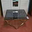 Diamond Shaped Glass Coffee Table - 4