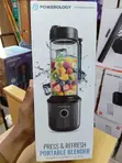 Powerology Press Refresh Portable Blender (450mL, 126W) - Black - 2