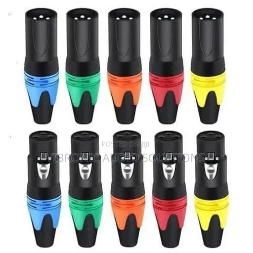 XLR Connector 3-Pin Kiume na Kike - 1