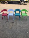 Durable Stackable Plastic Chairs for Home/Office - 2