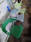 Durable Stackable Plastic Chairs for Home/Office - 5
