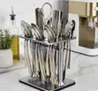 Aura Dual-Tone Luxury Set ya Vipande 24 vya Vifaa vya Kulia - 1