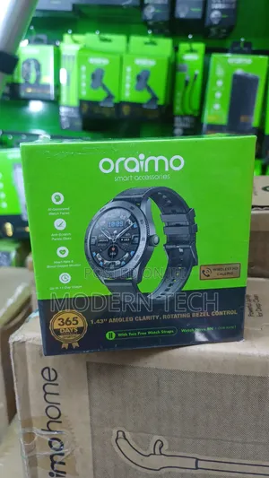 Oraimo Nova RN Smart Watch 1.43" AMOLED, Rotating Bezel