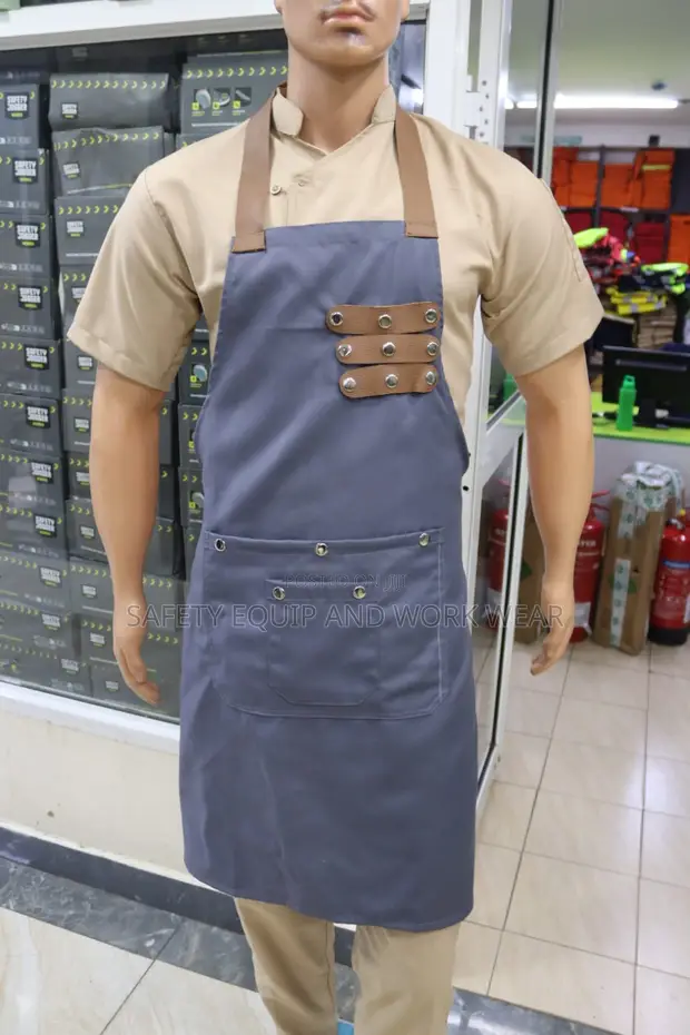 Durable Cotton Chef Apron - 1