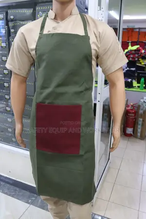 Apron ya Jikoni ya Kijani Imara