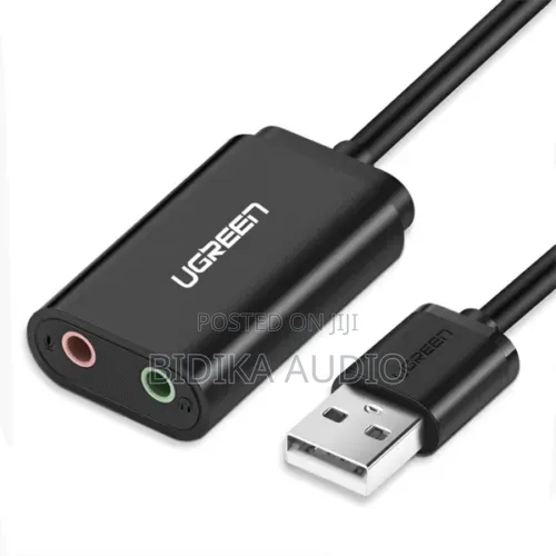 UGREEN CM129 USB hadi 3x3.5mm Jack External Stereo Sound Card - 1