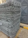 Vipande vya Gabion Vimepindwa Mara Tatu 2m x 1m x 1m, Waya 3.2mm - 2