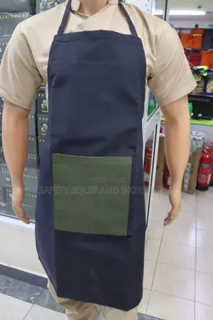 Durable Kitchen Apron - Blue