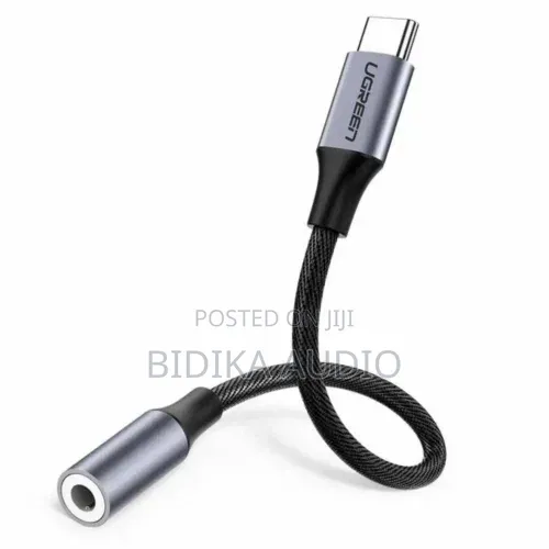 UGREEN USB-C to 3.5mm Jack Female Cable 10cm - Gray - 1