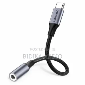 UGREEN USB-C to 3.5mm Jack Female Cable 10cm - Gray