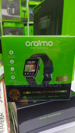 Oraimo Watch 6 Nano 1.52" Smart Watch - Brand New