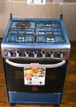 Eurochef 60x65cm Cooker (3+1 Burners) - Silver - 2