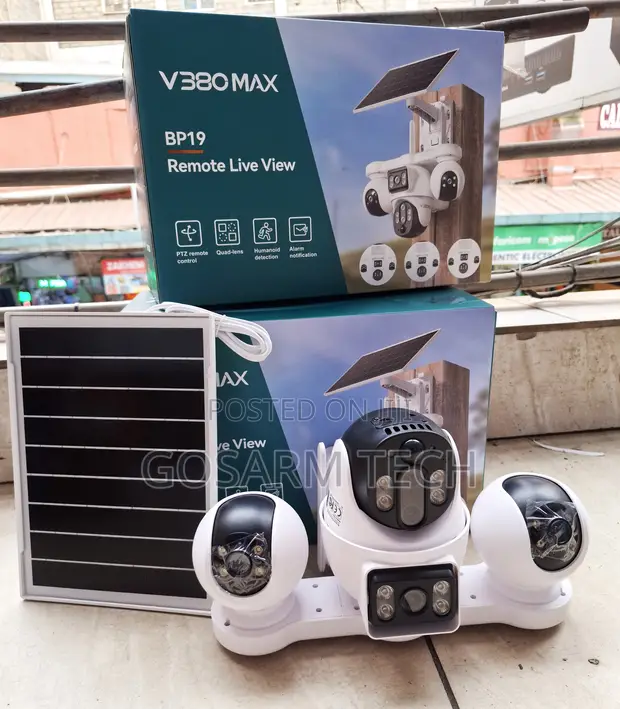 4Lens V380 Pro 4G Solar PTZ Security Camera - 1