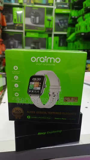 Oraimo Watch 6 Nano 1.52" Smartwatch - IP68 Inazuia Maji