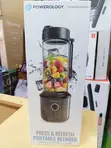 Powerology Portable Blender 450ml - Black - 1