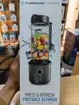Powerology Portable Blender 450ml - Black - 2