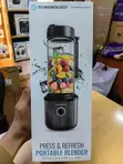 Powerology Portable Blender 450ml - Black - 3