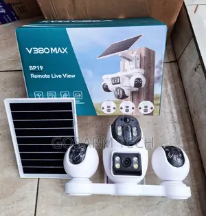 8MP 4G Solar PTZ Security Camera with 4 Lenses