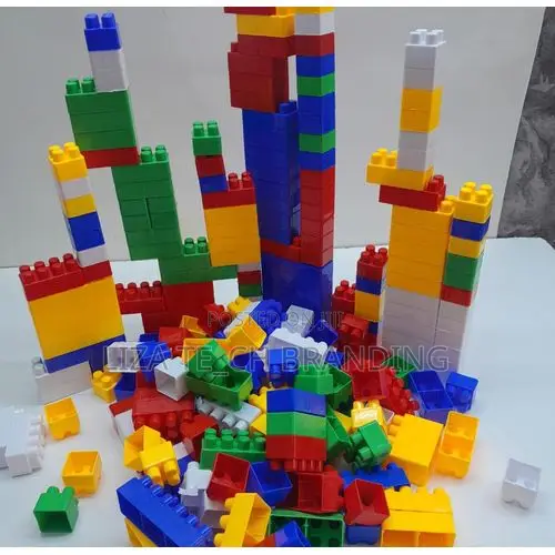 130-Piece Large Toddler Building Blocks Set - 1
