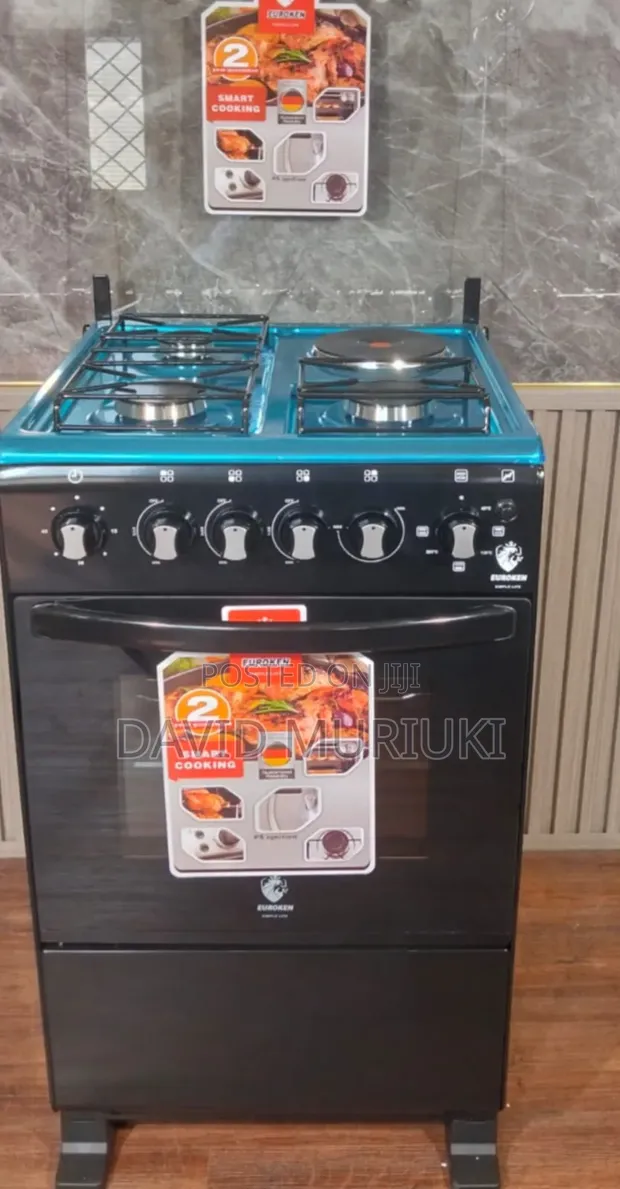 Euroken 3 Gas + 1 Electric Burner Cooker - 1